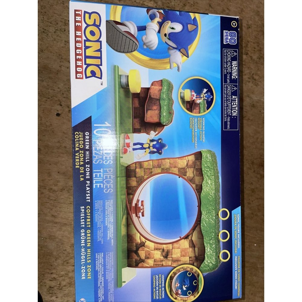 Sonic The Hedgehog 10 Piece Playset With Figure